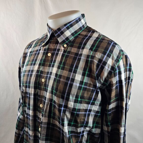 Peter Millar Shirt Mens Large Plaid Button Up Cotton Dress Casual Preppy Bundle - Picture 12 of 16